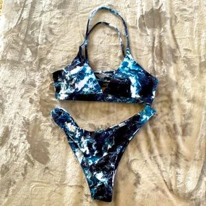 Tie-dye bikini